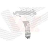 VAN WEZEL Kotflügel [Hersteller-Nr. 0332155] für Audi