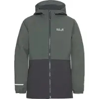 Jack Wolfskin Jungen New Snowy Days Jkt, Slate Green, 116 EU