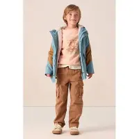 Sissy-Boy Lange Regenjacke In Colorblocking-Optik - Blau | Größe: 98-104