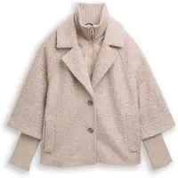 Tom Tailor 1046602 Boucle Jacke Beige 3XL Frau Beige 3XL