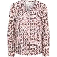 Cartoon Bluse in Rosa/ Lila - 38