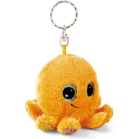 Nici Schlüsselanhänger Oktopus Olly Polly 9cm-orange-Plüsch-Begleiter für Rucksack oder Ta