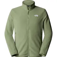 The North Face - Fleece mit Reißverschluss - M Glacier Fleece Jacket Bark Mist für Herren - Größe L - Grün