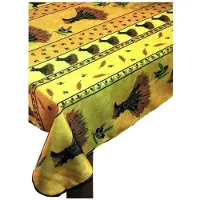 Promo Linge Tischdecken - - Weizenstrauß - Polyester - 240 x 150 cm - gelb