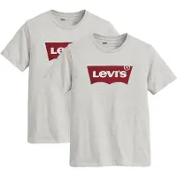 Levi's Herren T-Shirt 2er Pack - "Graphic Set-In Neck", Rundhals, Baumwolle