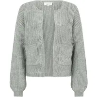 Cartoon Strick-Cardigan mit Taschen in Jadeite | Gr.: 42