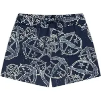 Schiesser Shorts "150 Years", Damen, Gr. 38, N-Gr, multicolor 2, Single Jersey, Obermaterial: 100% Baumwolle, kurz, Hosen Shorts, seitliche Taschen, weites Bein, Baumwolle, Bindekordel