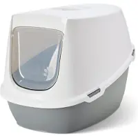 Savic Katzentoilette Robin Jumbo weiß/grau