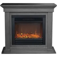 Xaralyn Elektrokamin - Flex ELU-BW - Holzoptik - 1400 Watt Heizung - mit Fernbedienung - Kaminsims inklusive Einbaukamin - Dekokamin