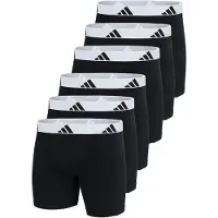Adidas Herren Boxershorts, 6er Pack - Boxer Briefs, Active Flex Cotton, Logo