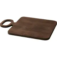 H&S Mangoholz Schneidebrett, 35,5 x 1,6 x 48,8 cm, dunkelbraun