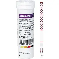 Servoprax Cleartest Albu-Mic, Nierenfunktions-Teststreifen 12 St Kombipackung