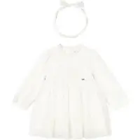 Mayoral Elegantes Kleid 2902 Écru Regular Fit