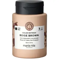 Maria Nila Colour Refresh Sanfte nährende Maske ohne permanente Farbpigmente Farbton Beige Brown 7.23 100 ml