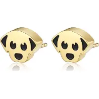 S`Agapõ S'Agapõ - Beautiful gold-plated earrings dog CLICK SCK159
