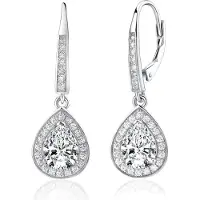 Silvego Silver earrings with cubic zirconia Brisa JJJE1141