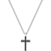 Brosway Backliner BBC01 steel cross necklace