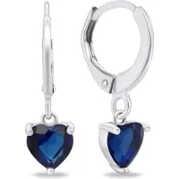 Brilio Silver Silver hoop earrings Hearts EA654WB
