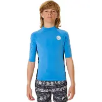 Rip Curl Icons Uv Brushed Kurzarm-rash Guard