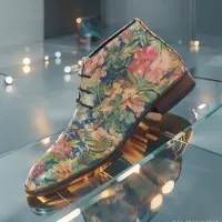 Lureaux Botanical Dream High - - Schöne bunte Schuhe - Einzigartiger Druck - Herren