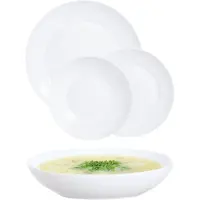 Luminarc Geschirr Luminarc Apy Weiß Glas 18 Stücke