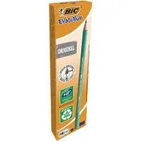 BIC Evolution Original Wachsmalstifte - HB, Box mit 12 Stück
