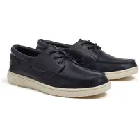Timberland Herren Portofino Pier Boot Schuhe Dark Blue Full Grain