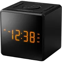 Philips TAR4500/10, Digitaler Wecker, Schwarz, 12/24 h, FM, 87,5 - 108 MHz, LED