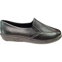 Rohde Hausschuhe Ballerup 2232 Damen Black-Schuhgröße 41