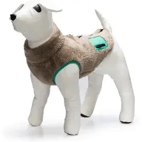 Beeztees Hundemantel Teddy taupe, Rückenlänge: 24 cm