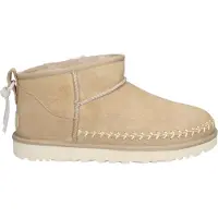 Ugg Boots Classic Ultra Mini Biarritz Damen Mustard Seed-Schuhgröße 39