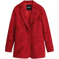Desigual Sakko Flockarty 25WWEW19 Rot Regular Fit