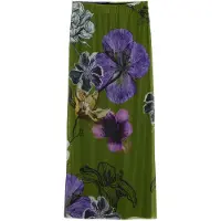 Desigual Maxirock Tulleflowers Lacroix 25WWFK03 Grün Regular Fit