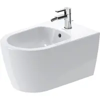 Duravit Wand-Bidet ME by Starck m ÜL m HLB 370x570mm 1 Hahnloch weiß weiß