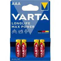 Varta Longlife Max Power AAA / LR03 Batterie 4er-Pack