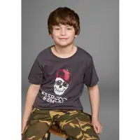 Kidsworld T-Shirt "Mit Sprüche-Print: KEEP COOL..." kurzärmelig, basic geschnitten, Rundhalsausschnitt, aus Baumwolle