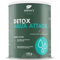 Nature First Nature's Finest Detox AquaAttack - & Entwässerung beim Abnehmen hilft 125 g Pulver