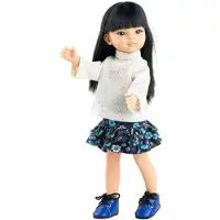Paola Reina Puppe Amigas Liu 32 cm - Spielpuppe für Kinder