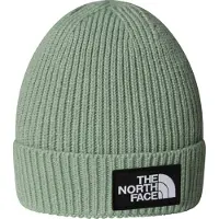 The North Face KIDS TNF LOGO BOX CUFFED BEANI SLATE MOSS