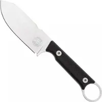 White River Knives White River Firecraft 3.5 Pro, Stonewashed Magnacut, Black G10, Survivalmesser, Kydexscheide mit Feuerstahl