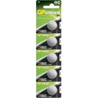 GP Lithium CR 2032 3V - 5er Blister-Strip