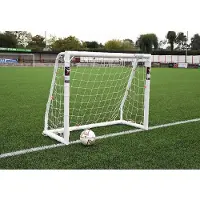 Precision Fußballtor Match Kunststoff 5'x4' weiß - BS 8462