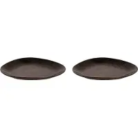Maastricht porselein Maastricht TAHITI Porzellan Teller oval, 2 x flacher Essteller 30 cm, Speiseteller aus hochwertigem Porzellan