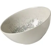 Ritzenhoff & Breker Suppenteller CECINA GRAPHIT, 210 mm aus Steinzeug, spülmaschinenfest, mit Farbglasur