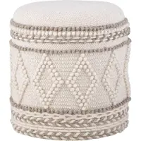 FineBuy Sitzhocker Hocker Stauraum 40x45 cm Boho Design gepolstert Aufbewahrung
