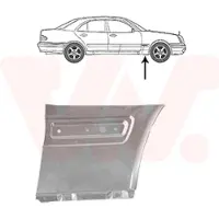 VAN WEZEL Kotflügel [Hersteller-Nr. 3028156] für Mercedes-Benz