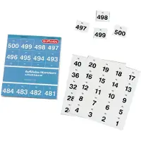 Herlitz Aufklebenummern 1-500 nummeriert