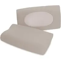 Schlafgut Kissenbezug "Pure flexibler Kissenbezug für Nackenstützkissen", (1 St.), Bio-Baumwolle mit Elasthan, mit Gummizug, bügelfrei
