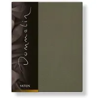 Dommelin Spannbettlaken Olive (Satin 300TC)-100 x 200 cm