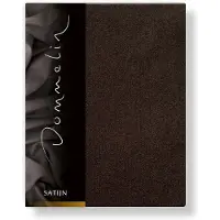 Dommelin Spannbettlaken Schoko (Satin 300TC)-80 x 200 cm